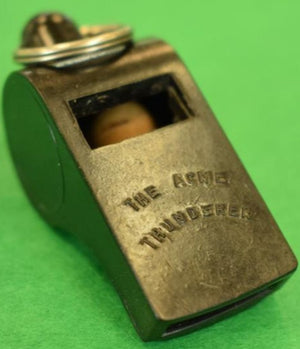 "Abercrombie & Fitch English Bakelite Vintage c1940s "The Acme Thunderer" Whistle"
