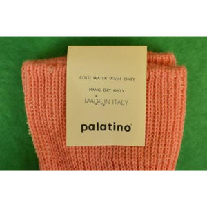 'Italian Mid-Calf Melon Wool Socks Sz: 11.5 (NwT!)