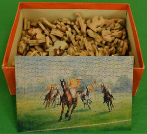 "Abercrombie & Fitch Polo- A Spirited Contest 300pc Jigsaw Puzzle Box Set"