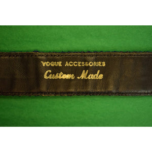 Custom Needlepoint "TCC" Belt w/ Brooks Brothers Golden Fleece & Signal Flags Sz: 33