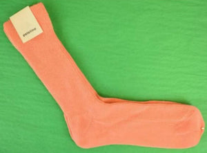 'Italian Wool Mid-Calf Melon Socks' Sz: 11 1/2"