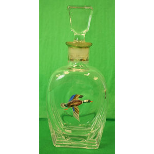Hand-Painted Mallard Decanter & Stopper from The C.Z. Guest Estate