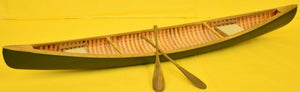 Adirondack Model Canoe w/ Pair of Oars