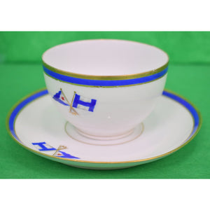 Private Yacht Signal Flags Cup & Saucer Set