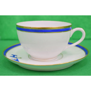 Private Yacht Signal Flags Cup & Saucer Set