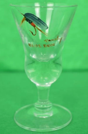 "Set x 4 Hand-Painted Trout Fly Shot Glasses"