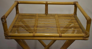 Vintage Bamboo Bar Tray