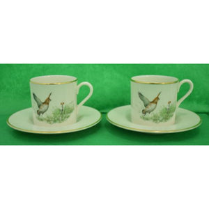 "Set x 6 Abercrombie & Fitch Pickard China Demitasse Cup & Saucer Set"