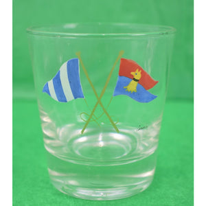Set of 4 Carwin X-ed Burgee Flag Drinks Glasses