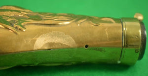Brass Hunting Powder Flask from the Mary Braga Oakendale Estate