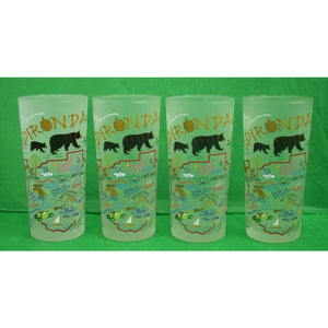 Set of 4 Adirondack Frosted High-Ball Glasses