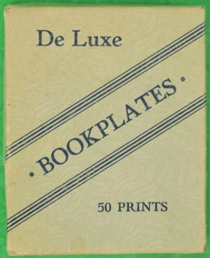 "Box Set x 45 Angler/ Fly-Fisherman Ex-Libris c1940s De Luxe Bookplates"