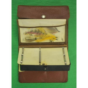 "Abercrombie & Fitch Trout Fly Leather Case"