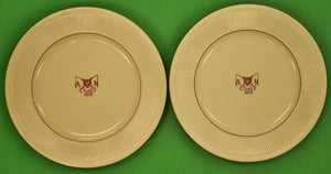 Pair of Rockaway Hunt Club Plates by Shenago