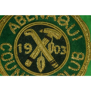 Abenaqui Country Club 1903 Blazer Crest w/ Brass Clip