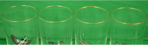 Set of 5 Carwin GameBird High-Ball Glasses