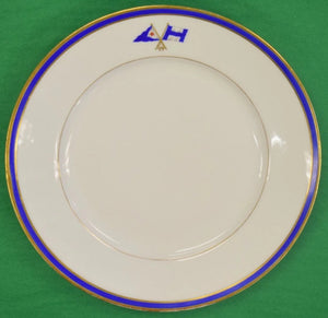 Set of 6 Beverly, Ma Yacht Club Dinner Service Plates