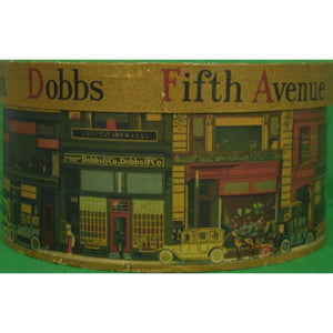 "Dobbs Fifth Avenue c1919 Cardboard Hat Box"