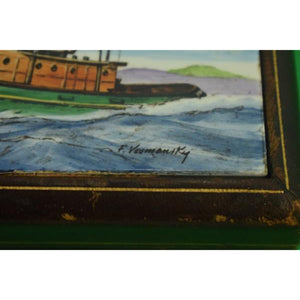 "Frank Vosmansky for Abercrombie & Fitch Tugboat Cigarette Box"