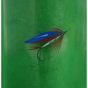 Carwin Trout Fly Hand-Painted Glass Pitcher