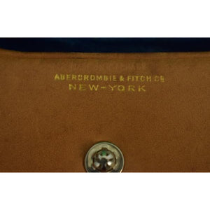 "Abercrombie & Fitch Sterling Engraved c1934 Cigarette Case w/ Leather Pouch"