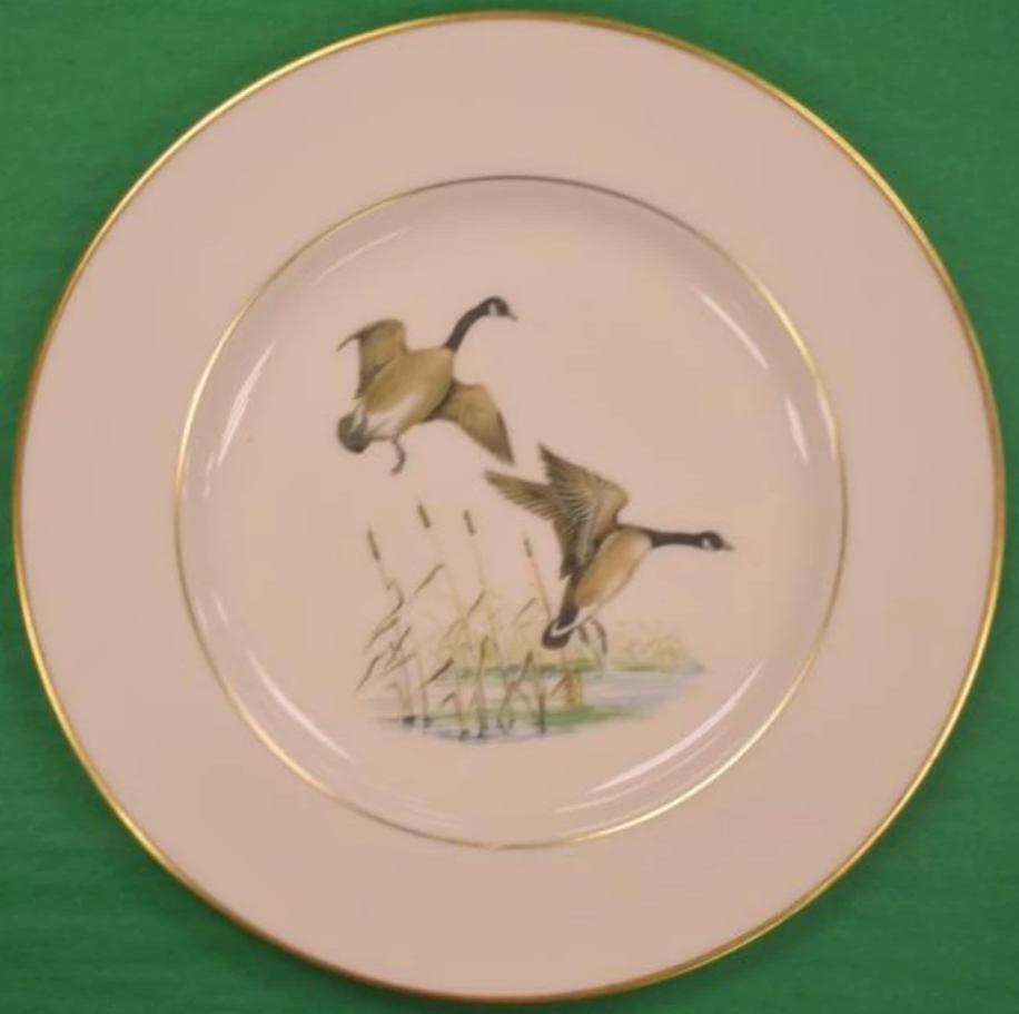 "Set x 11 Pickard China For Abercrombie & Fitch Gamebird Salad Plates"