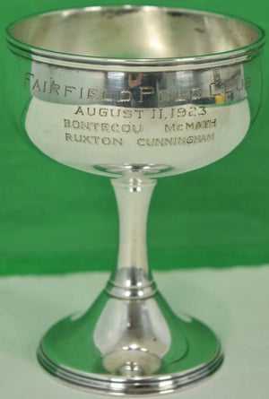 Fairfield Polo Club August 11, 1923 Silver Trophy