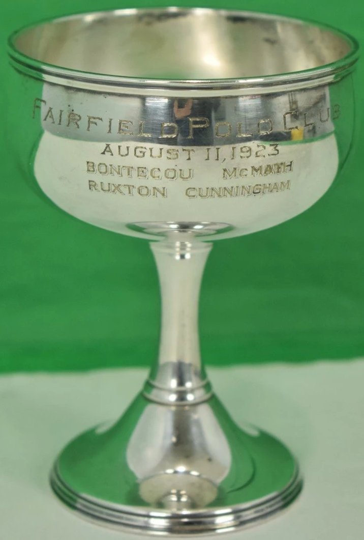 Fairfield Polo Club August 11, 1923 Silver Trophy