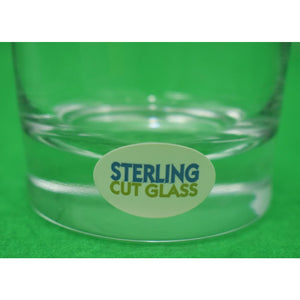 Set of 4 Myopia Hunt Club Foxhead & Hunting Horn Logo Sterling Cut Highball Glasses