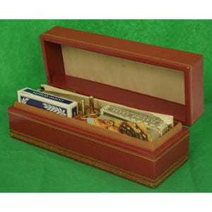 "Abercrombie & Fitch Bridge Four Deck Leather Boxed Set w/ Pens"