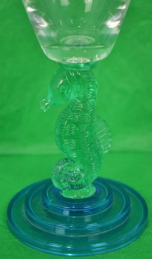 Plastic Seahorse Wine Glass