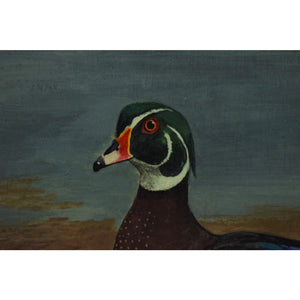 Richard Britton Gamebirds Oil on Canvas from the C.Z. Guest Estate
