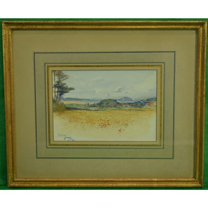 Scottish Landscape Watercolour from the Mary Braga Oakendale, Va Estate