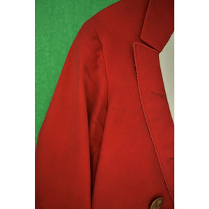 Hunting 'Pink' Morning Coat w/ (10) Foxhead Pitt & Co Buttons Sz: Lg