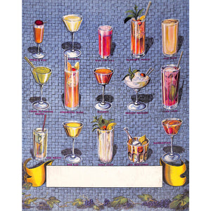 Vintage Cocktail Folder