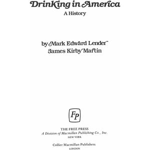 Drinking In America: A History