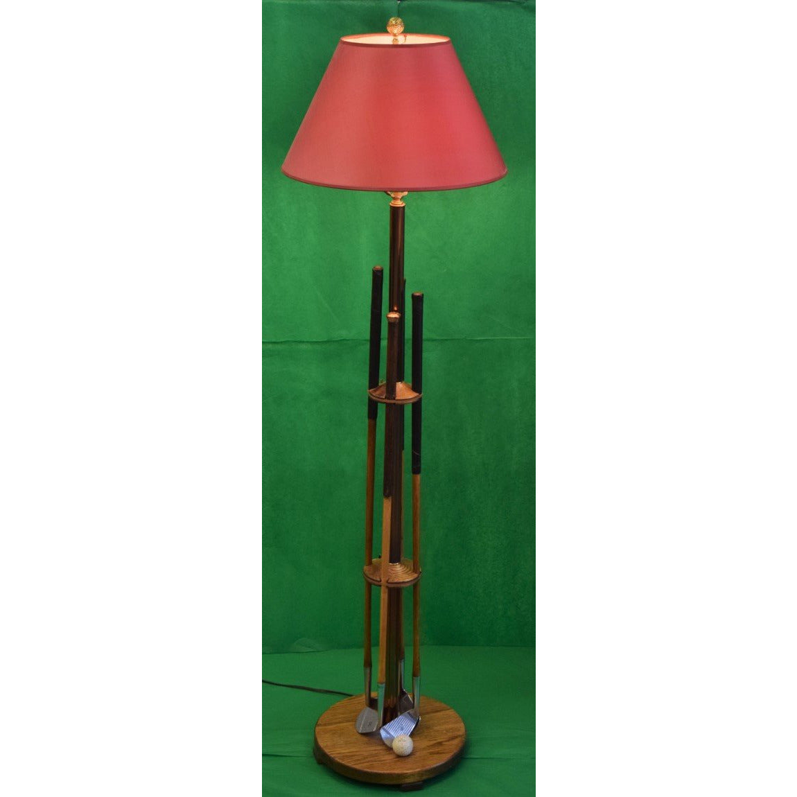 Country Club Golfer 4 Irons Floor Lamp
