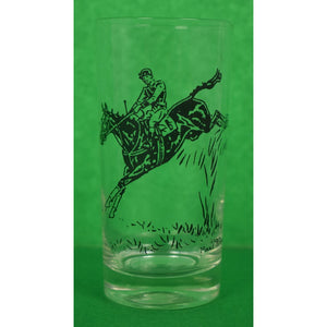 Set of 4 Paul Desmond Brown Polo/Equestrian Highball Glasses