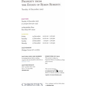 Property From The Estate of Robin Roberts