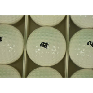 "Boxed Set of 12 Abercrombie & Fitch Stamped c1980s Golf Balls"