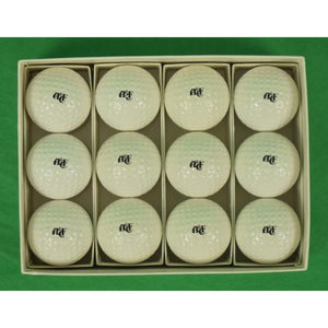 "Boxed Set of 12 Abercrombie & Fitch Stamped c1980s Golf Balls"
