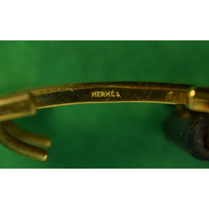 Hermes Gent's Signature Brass Buckle Belt
