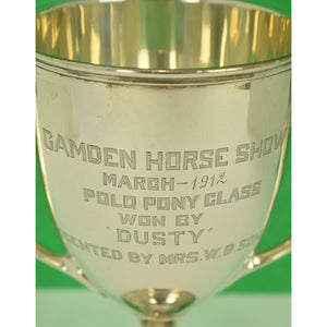 Camden Horse Show March 1912 Polo Pony Class Sterling Trophy