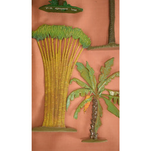Set of 10 Hand-Painted Palm Trees