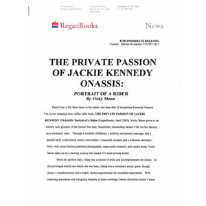 The Private Passion of Jackie Kennedy Onassis