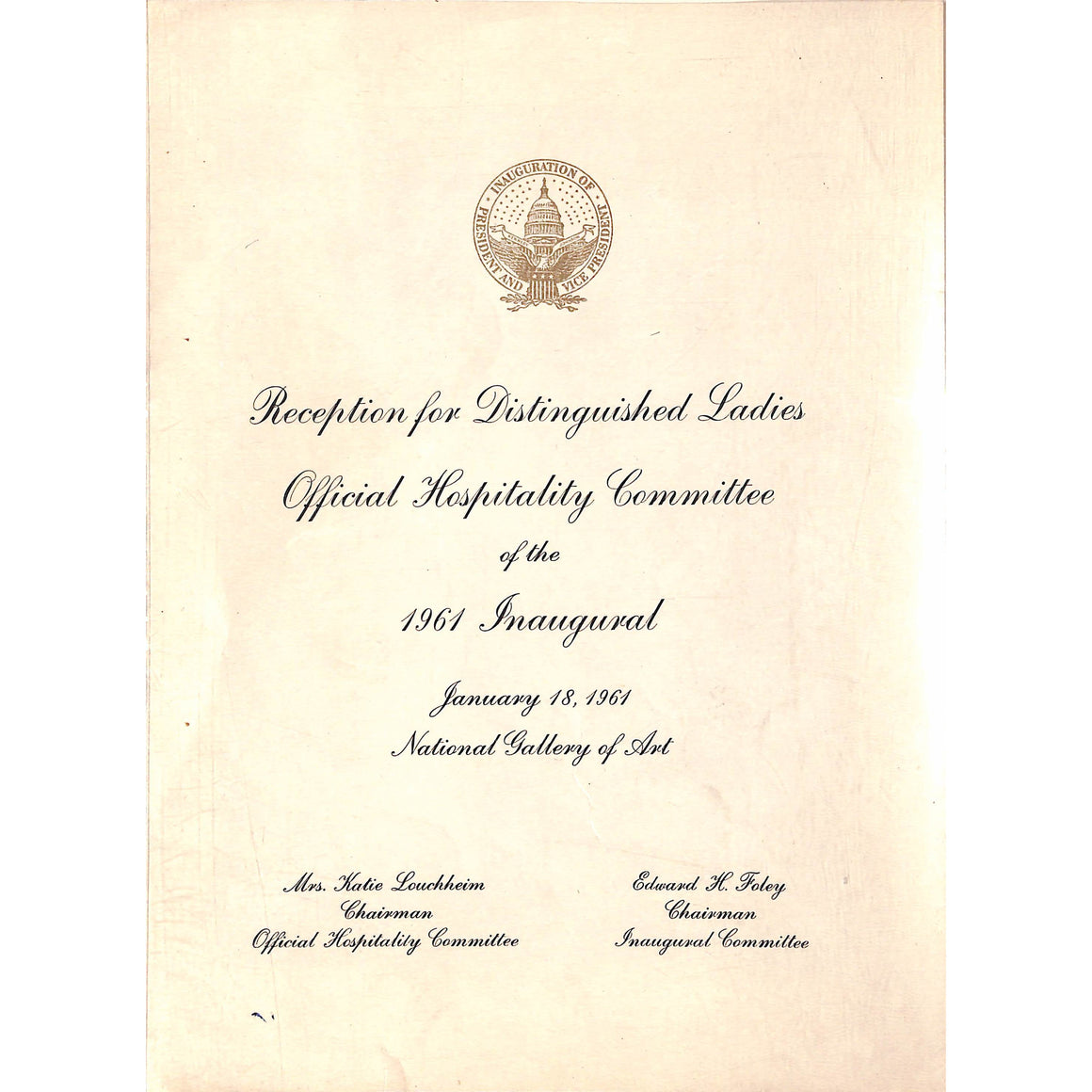 Reception for Distinguished Ladies
