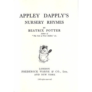 Appley Dapply's Nursery Rhymes