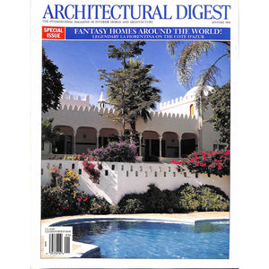 Architectural Digest Fantasy Homes Around The World! January 1999