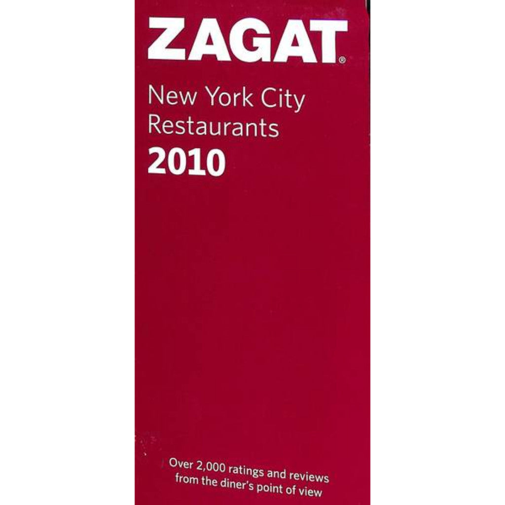 Zagat New York City Restaurants 2010