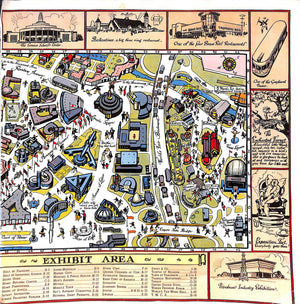 The New York 1939 Official World's Fair Pictorial Map